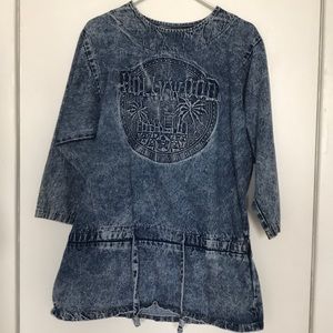 Vintage Hollywood Denim Dress